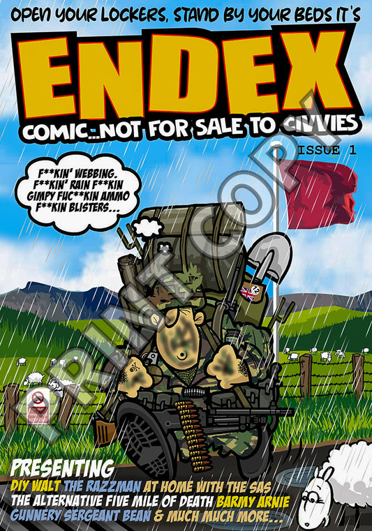 ENDEX COMIC ISSUE ONE (PRINT)